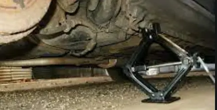 Can i use tire jack to change oil
