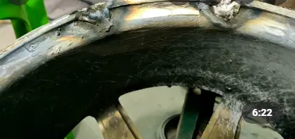 Can a cracked rim be welded