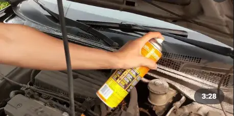 can i use Tire foam to clean Engine