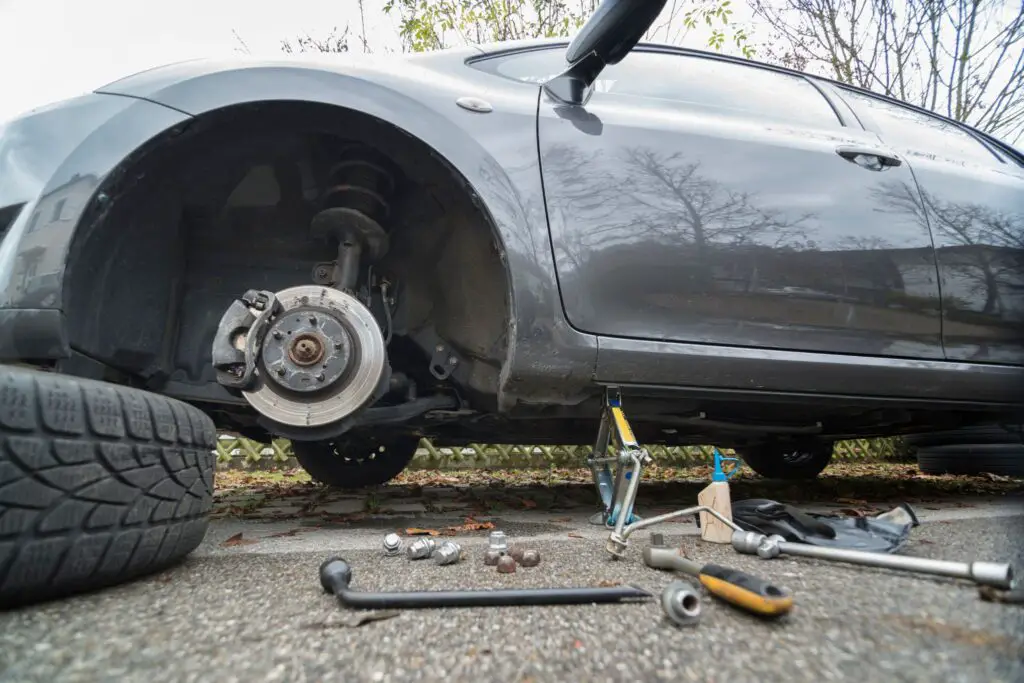 Replacing Tire with a Bulge