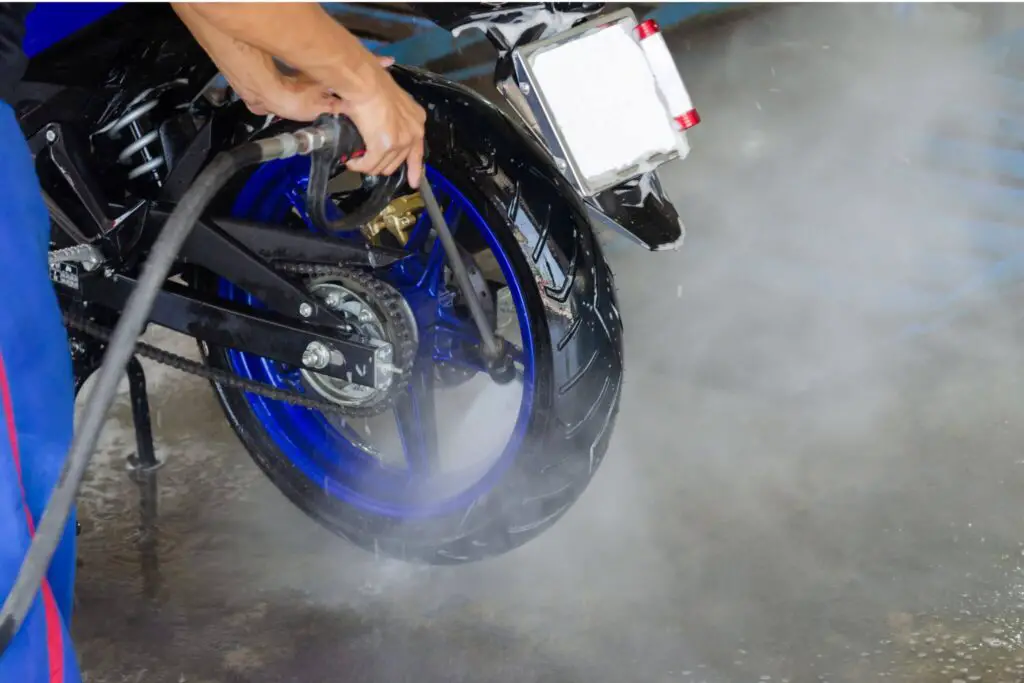 How To Wash Motorcycle Wheels and Tires1