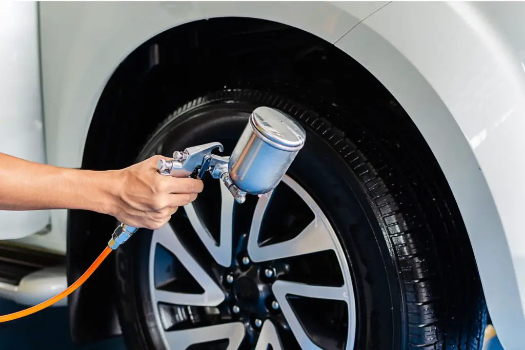 How To Get Tire Shine Off Car Paint