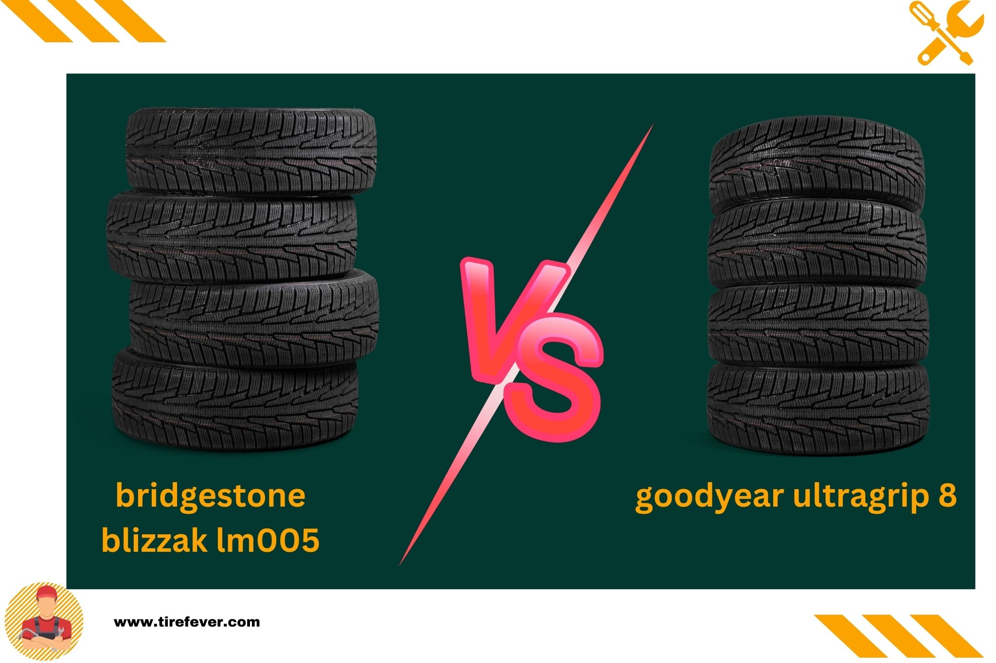 bridgestone blizzak lm005 vs goodyear ultragrip 8