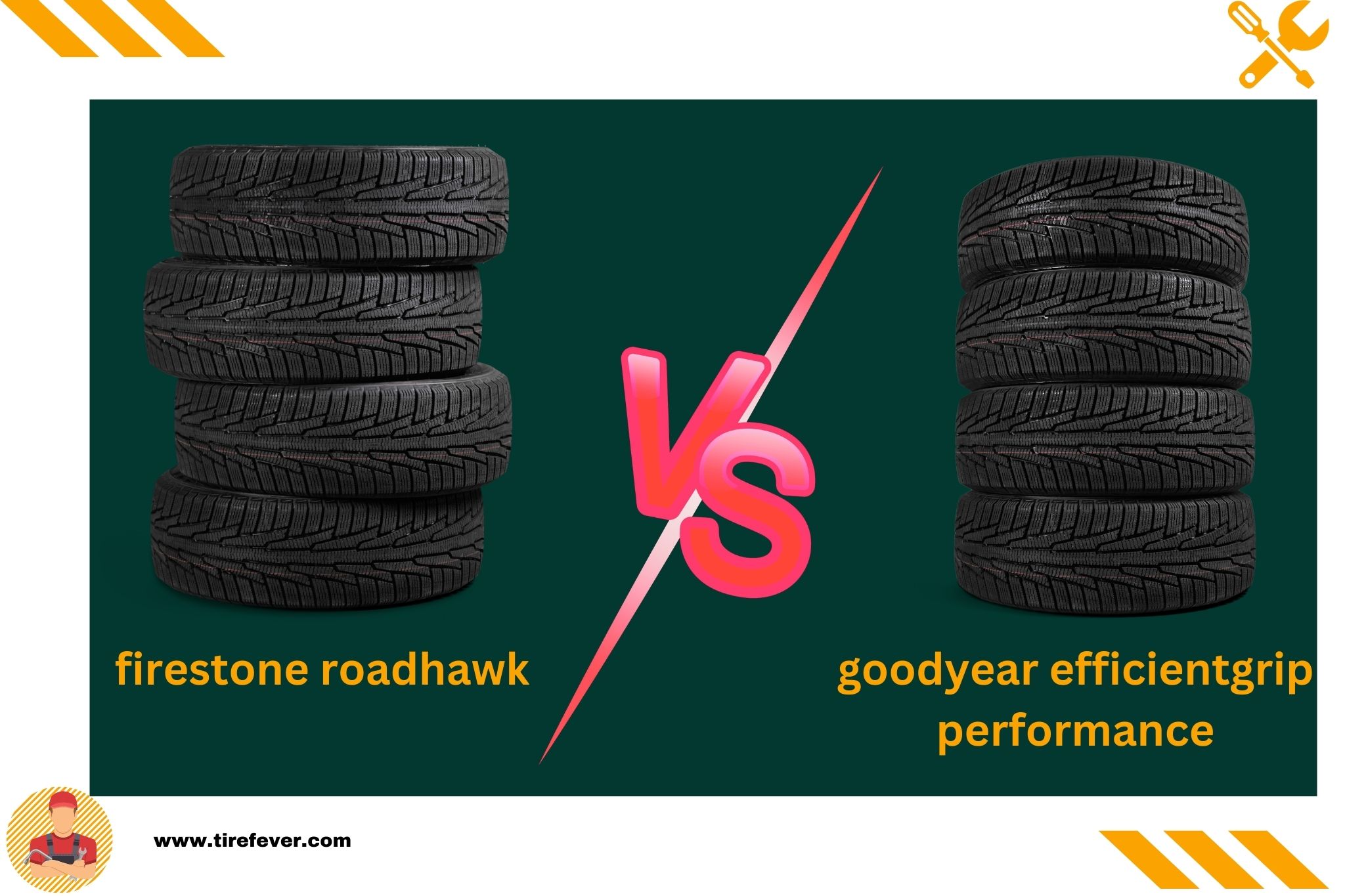 firestone roadhawk vs goodyear efficientgrip performance