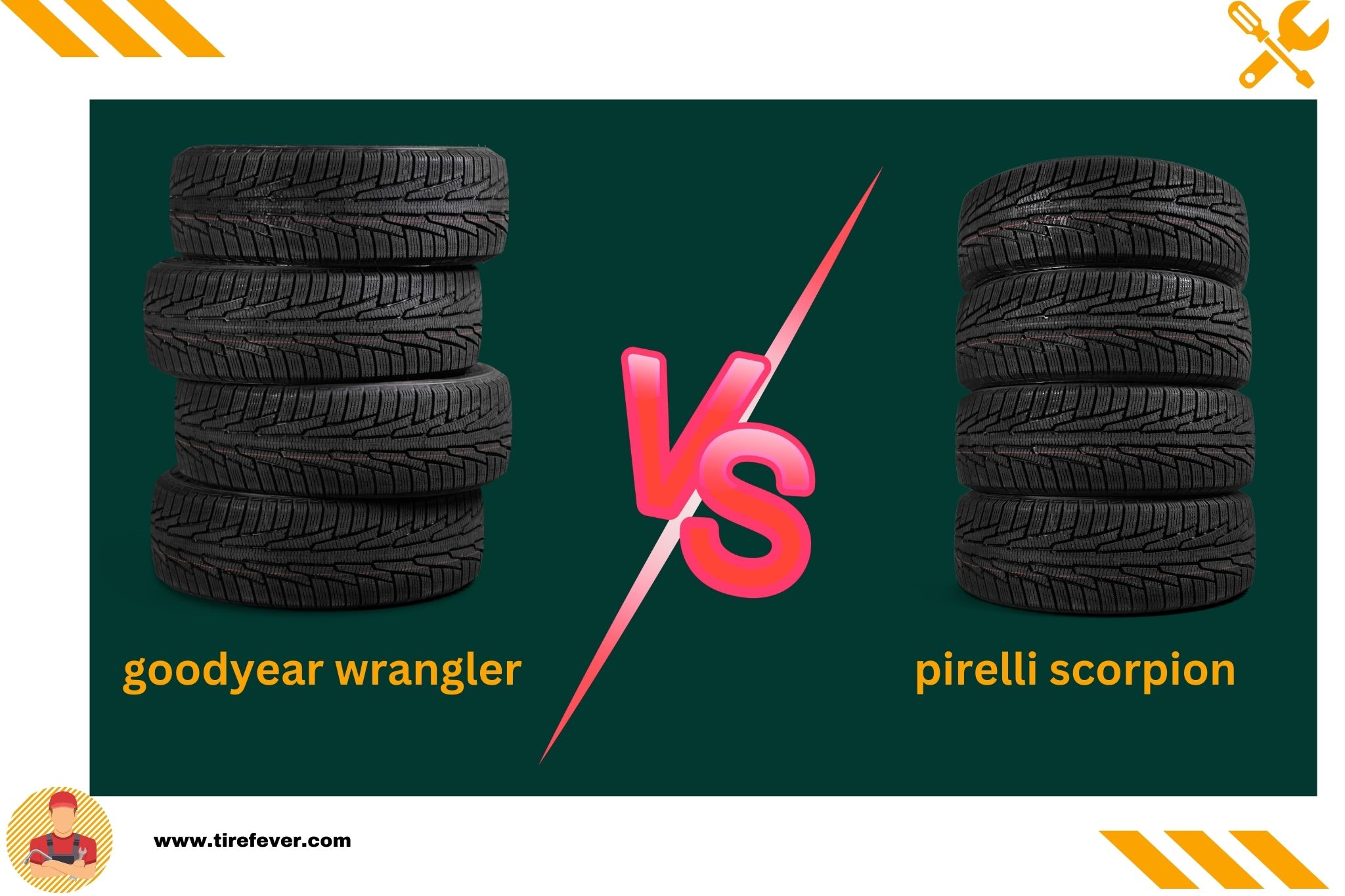 goodyear wrangler vs pirelli scorpion
