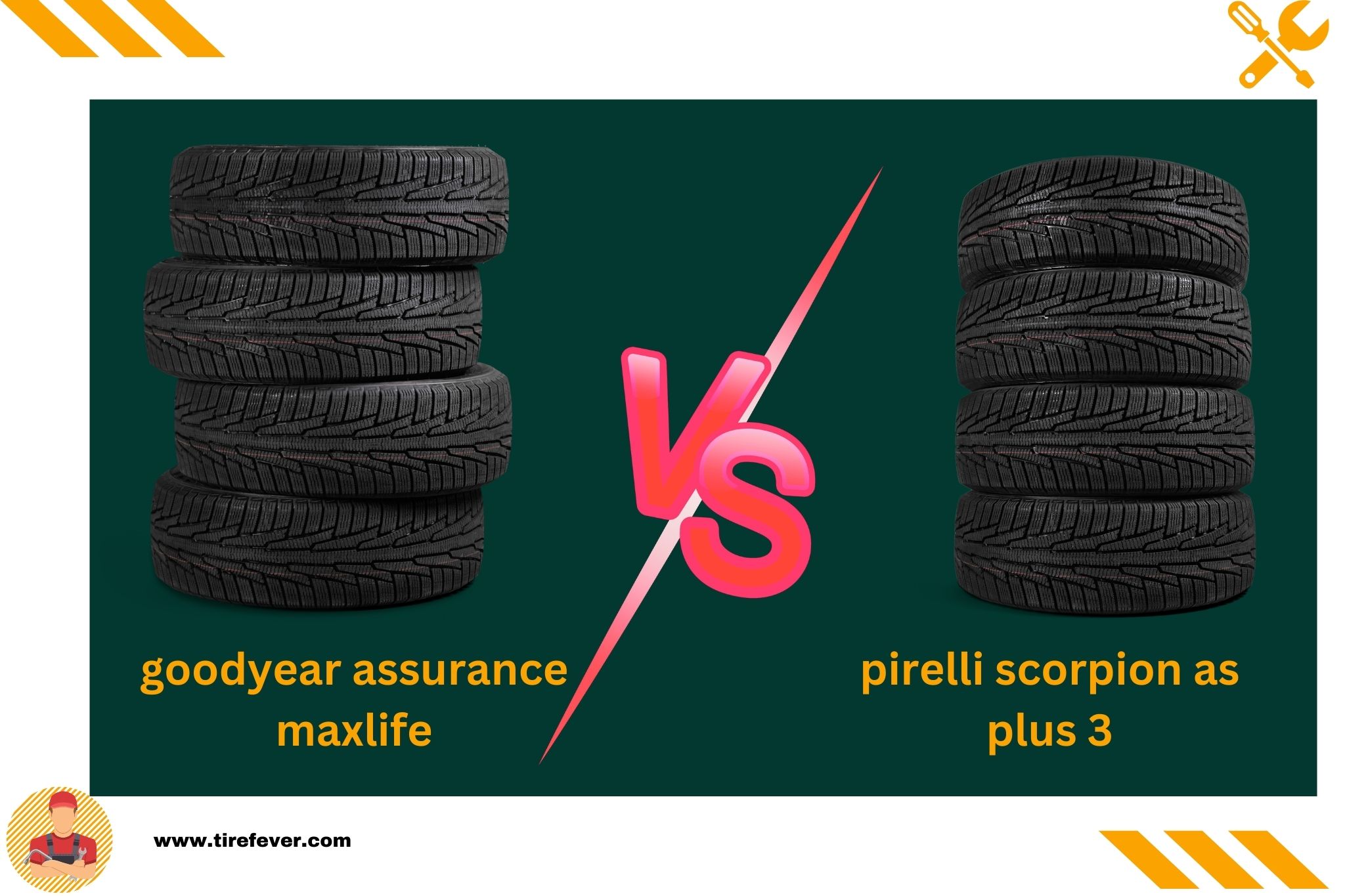 goodyear assurance maxlife vs pirelli scorpion as plus 3
