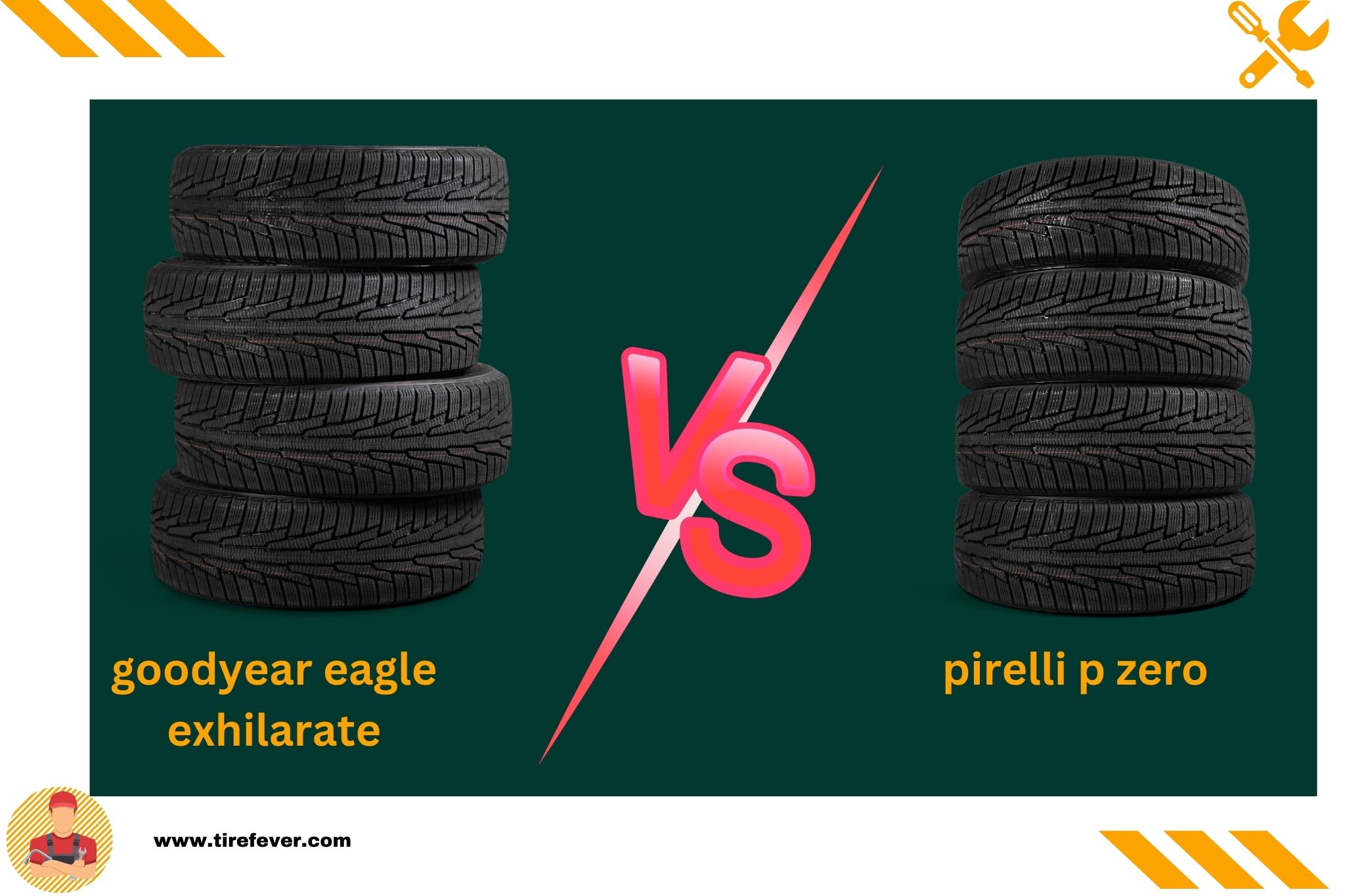 goodyear eagle exhilarate vs pirelli p zero