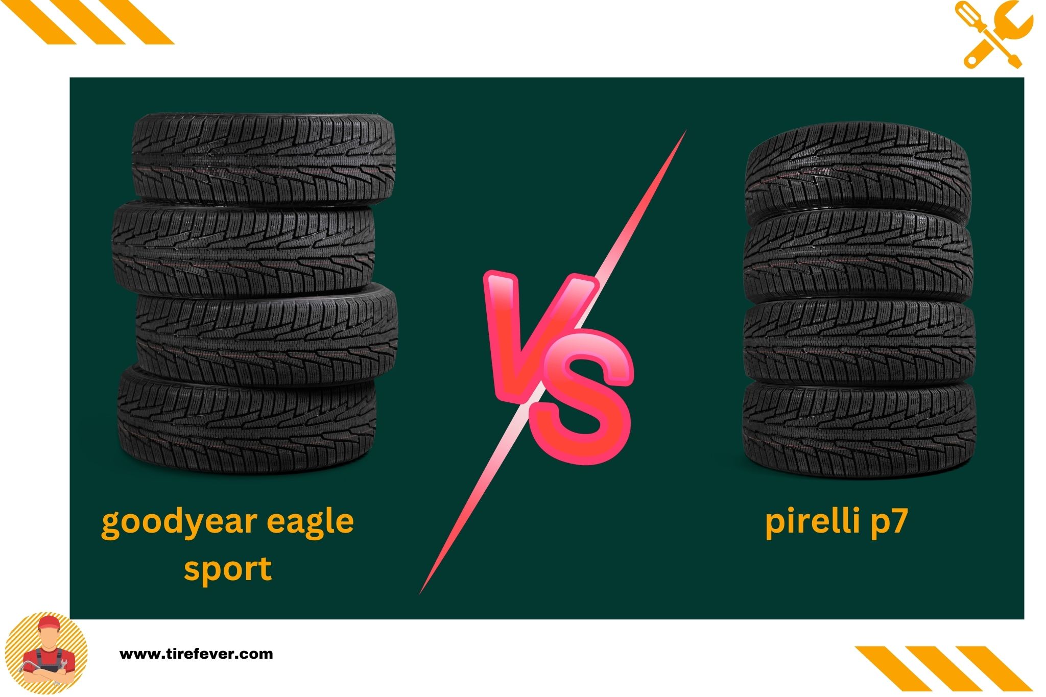 goodyear eagle sport vs pirelli p7