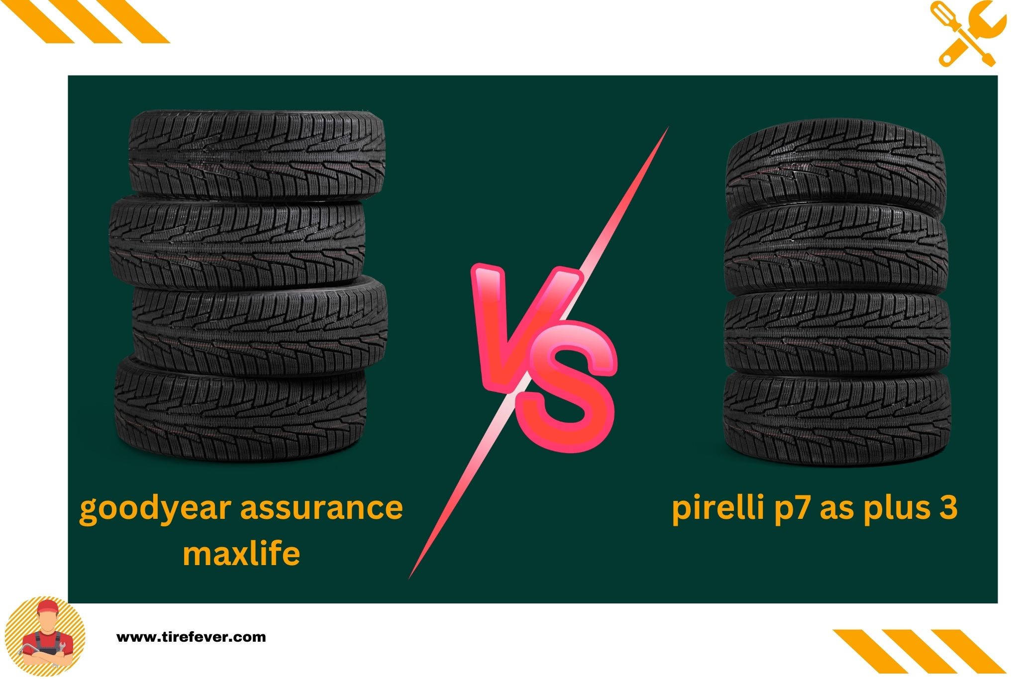 goodyear assurance maxlife vs pirelli p7 as plus 3