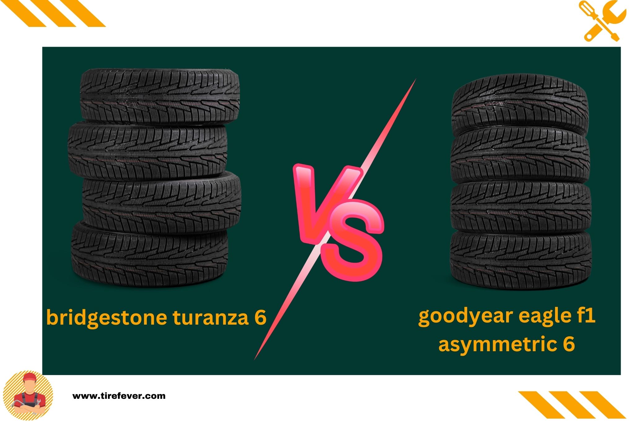 bridgestone turanza 6 vs goodyear eagle f1 asymmetric 6