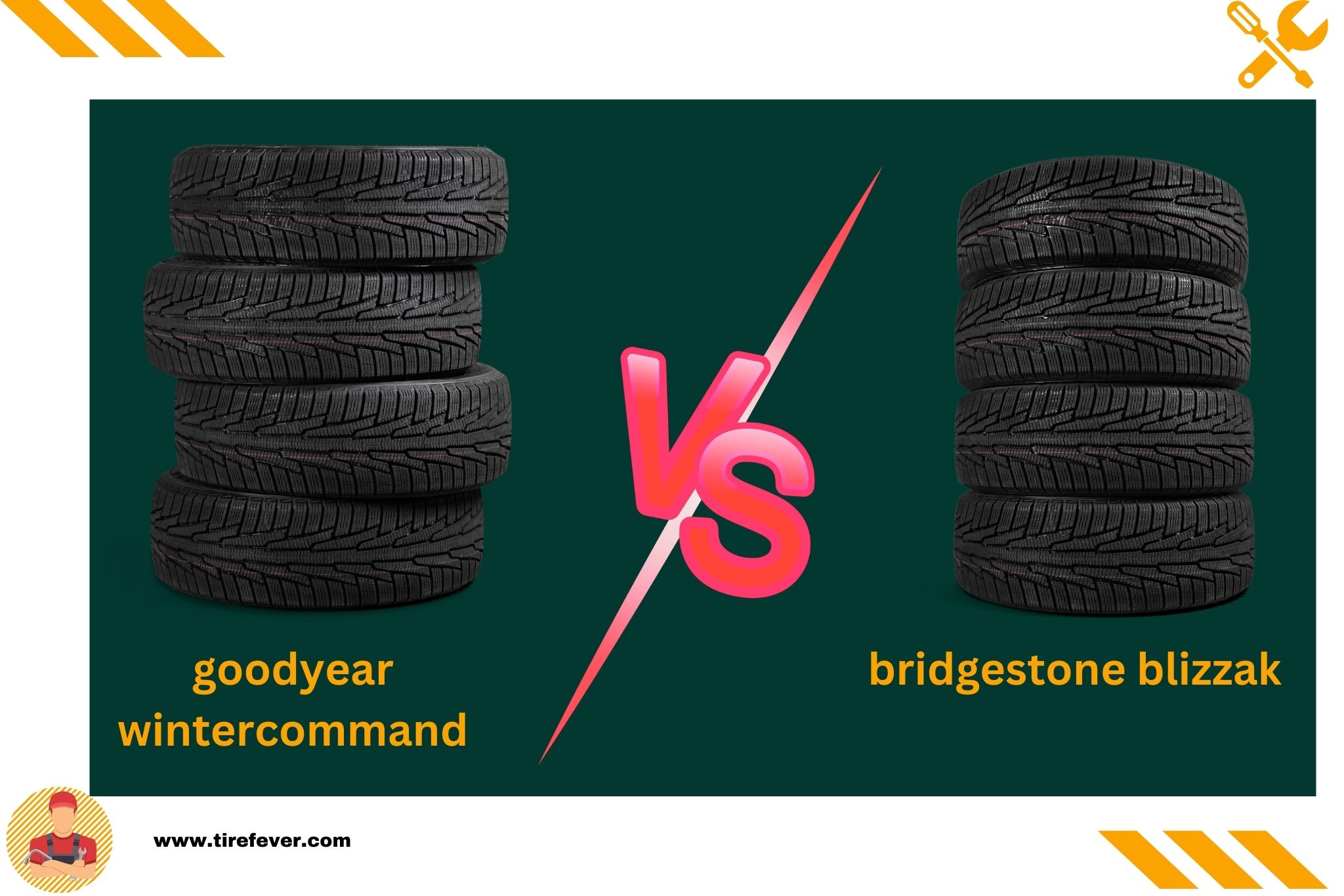 goodyear wintercommand vs bridgestone blizzak