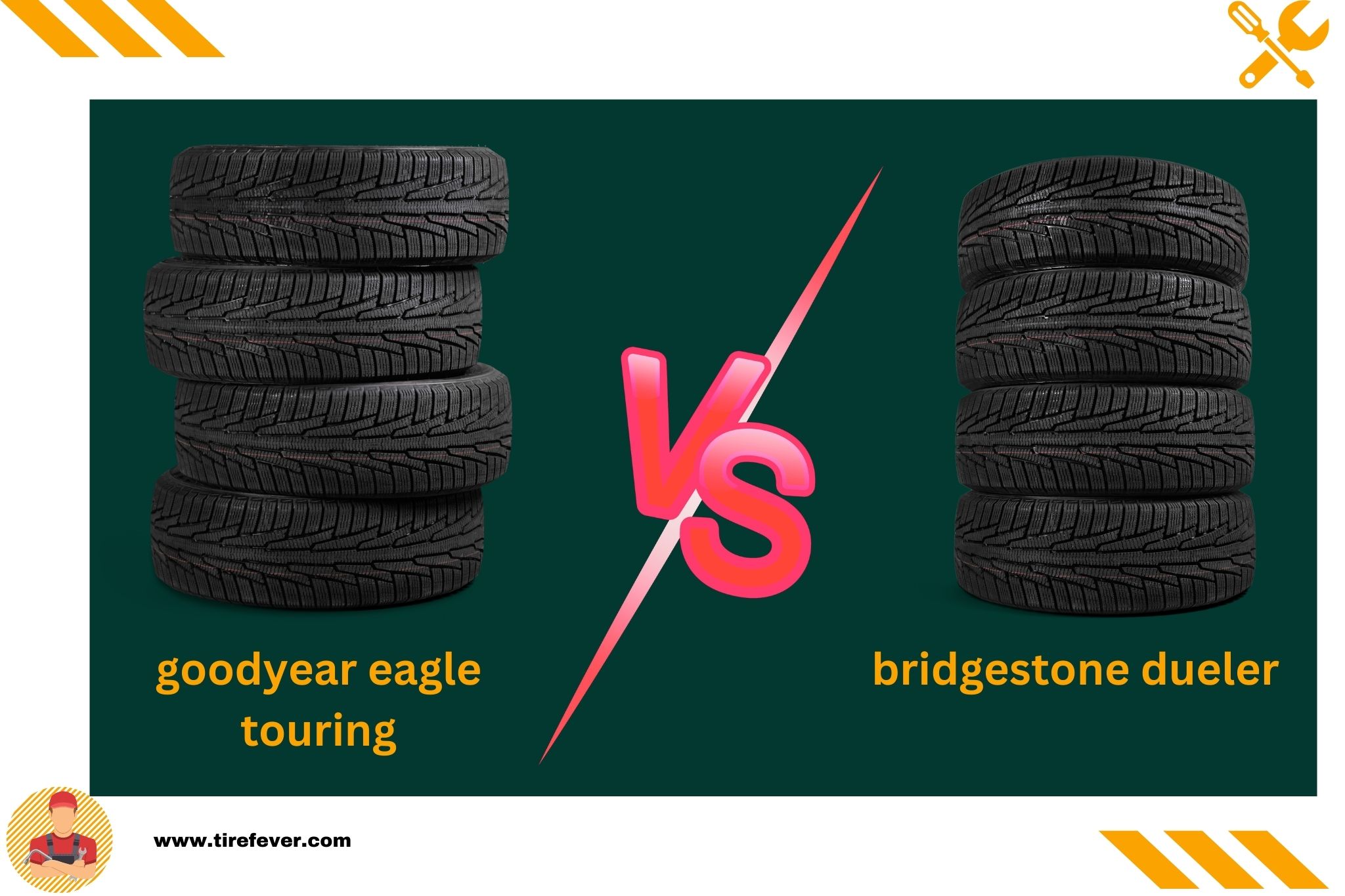 goodyear eagle touring vs bridgestone dueler