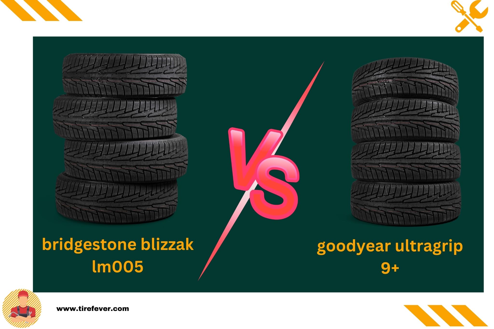 bridgestone blizzak lm005 vs goodyear ultragrip 9+