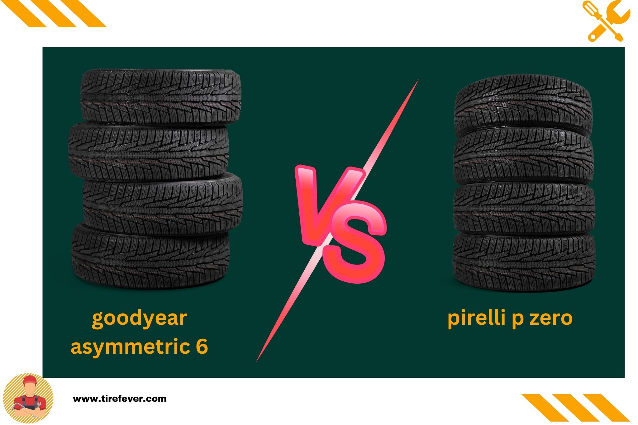 goodyear asymmetric 6 vs pirelli p zero