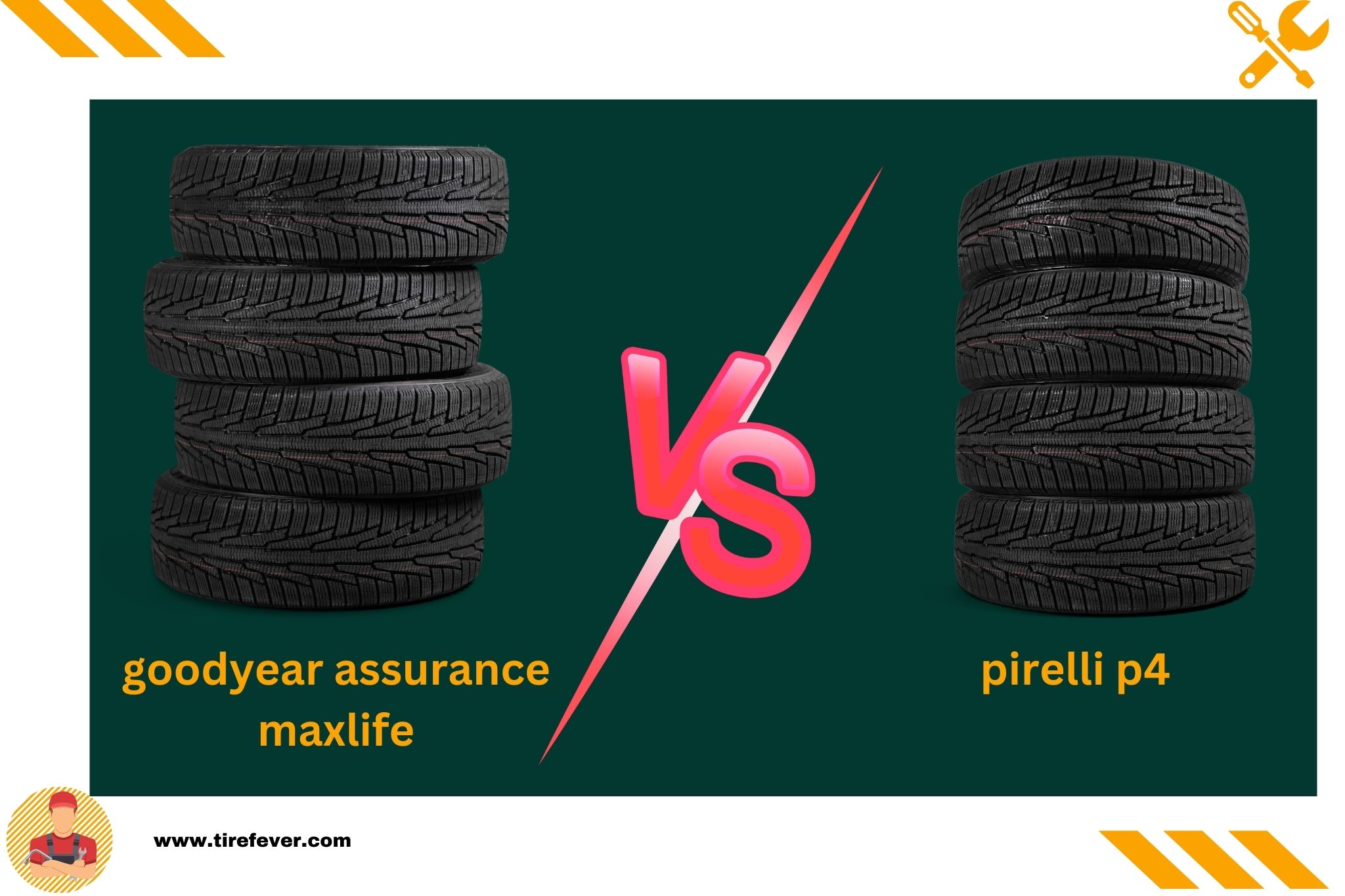goodyear assurance maxlife vs pirelli p4