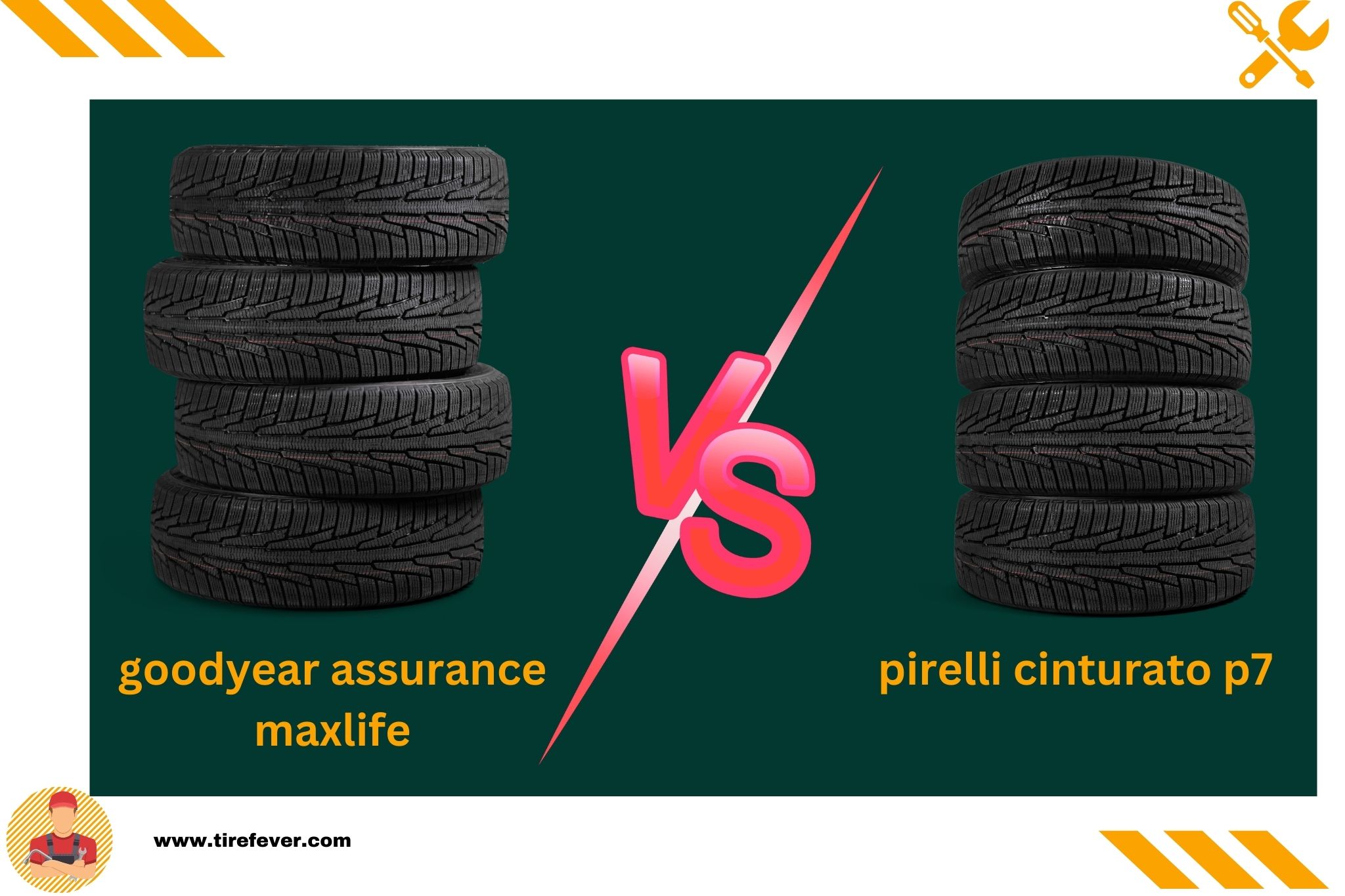 goodyear assurance maxlife vs pirelli cinturato p7