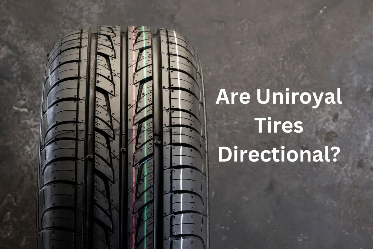 Are Uniroyal Tires Directional?