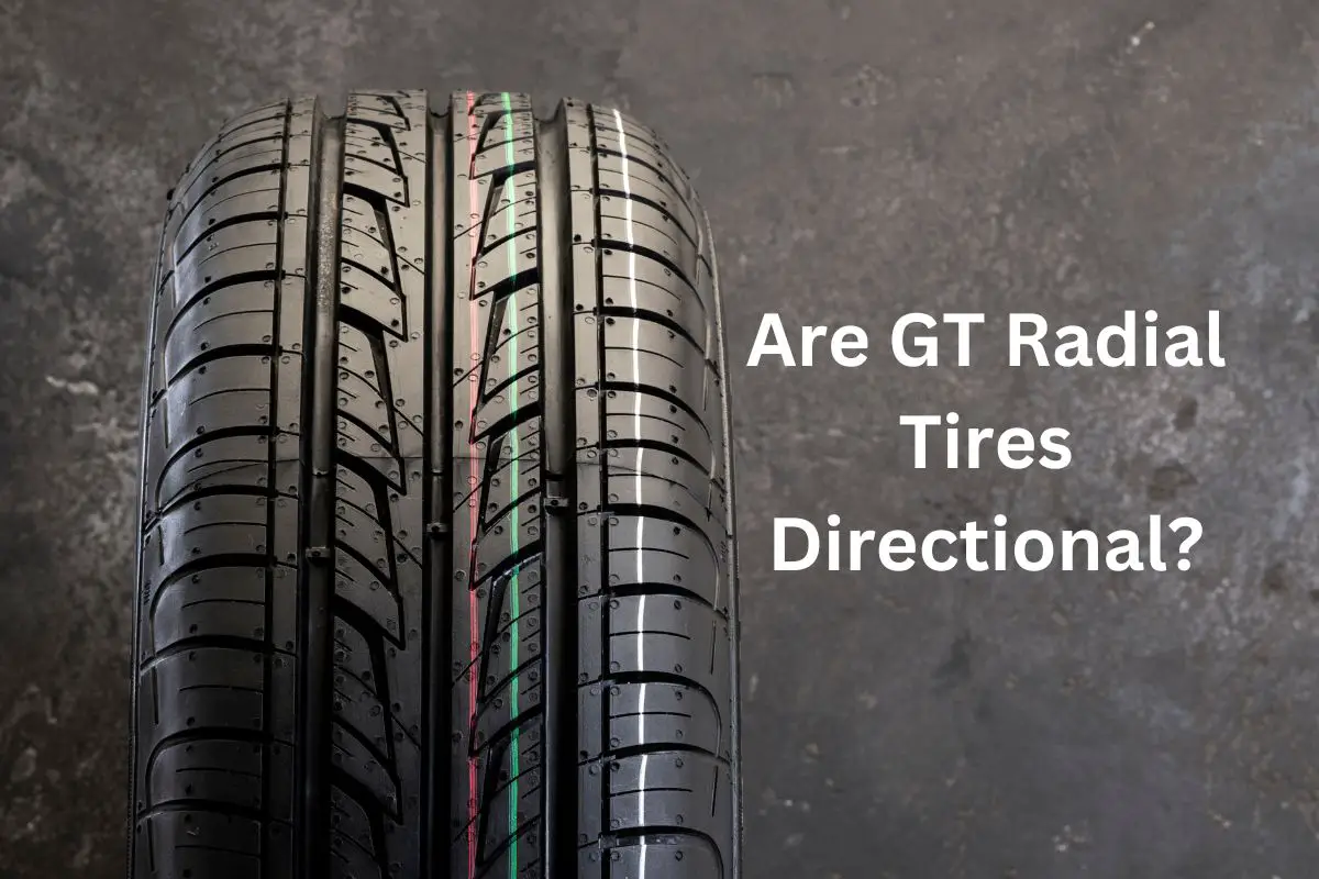 Are GT Radial Tires Directional?