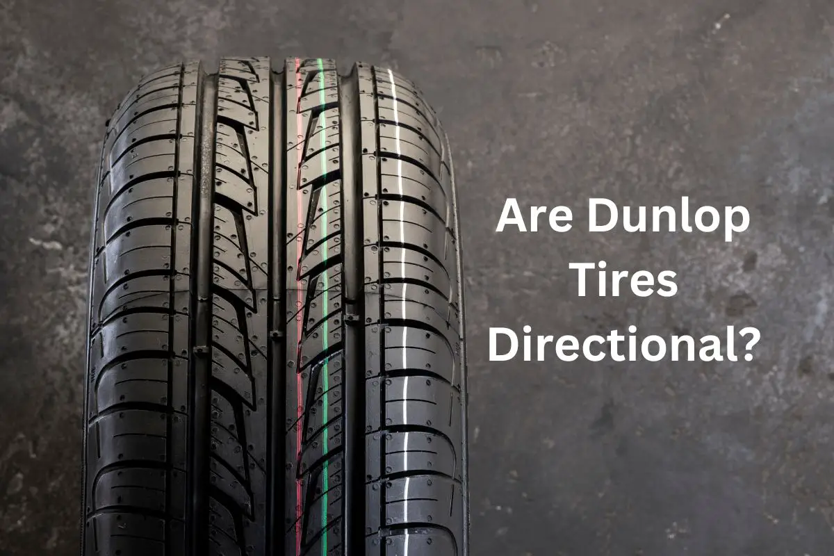 Are Dunlop Tires Directional?