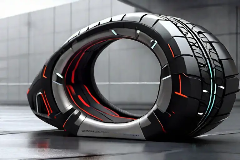Leonardo Diffusion XL futuristic images of car tires in the ye 0