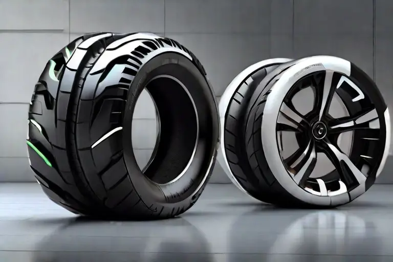 Leonardo Diffusion XL futuristic images of car tires in the ye 1